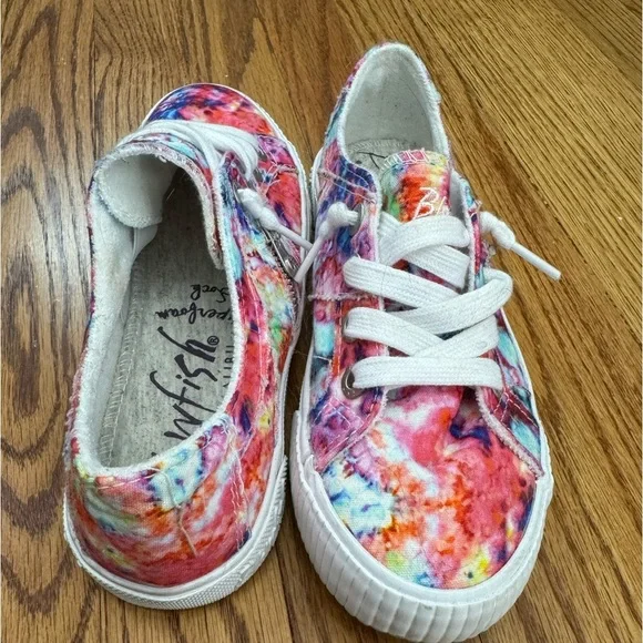 Multicolor Blowfish tennis shoes, size 6 - Picture 4 of 4